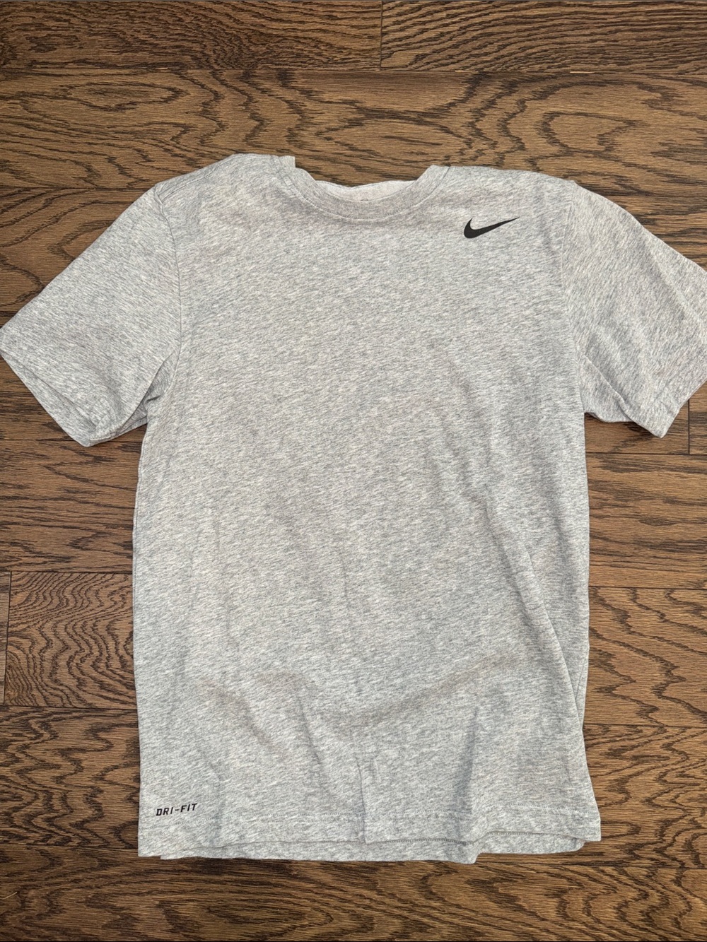 Nike Heather Gray Dri-FIT Short Sleeve Crew Tee